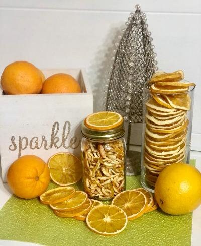 Dried Orange Slices, Cocktail Garnish Bar Mixology Infusion Tea Farmhouse Decor Holiday Gifts Garland Crafting Dehydrated fruit